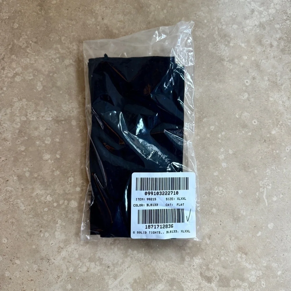 J Crew Crewcuts Navy Blue Nylon Tights Girls Size XL/XXL